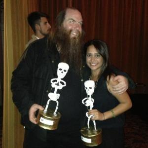 Brant Bumpers Best Actor and Lara Shah Best Actress from Kendall County Hunters