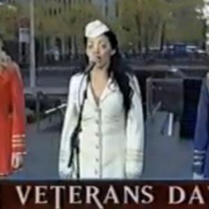 Heather Stricker Dispensa with the USO Liberty Bells on Fox and Friends