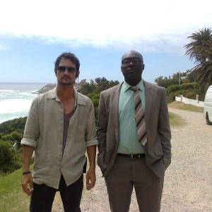 Wesley Shacks on set for Zulu 2013 Stand in for Orlando Bloom