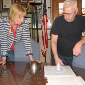 John Lear with Anne Hess describing the Antegravity drive of the Flying Discs revealed by Bob Lazar in 1989. Taken during the Bases Project interviews with John Lear in Feb 2012, John Lear in His Lair,