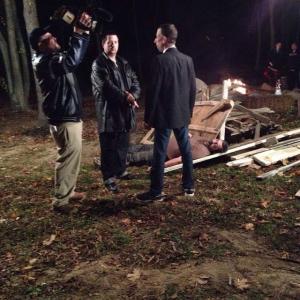 On the set of Family Property 2: More Blood in the role of Charles Bronson. Dayton OH - Oct 23rd 2014.