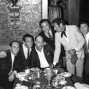 Don Adams with Bob Newhart, Don Rickles, Bill Dana, and Joey Bishop, c. 1968