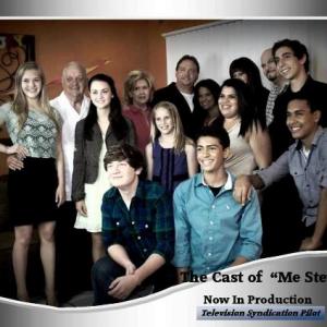 Mr Garton as Papa with the cast of Me Steve currently in post production as a syndicated Television pilot prospect Produced by Dual Coast Productions of Orlando