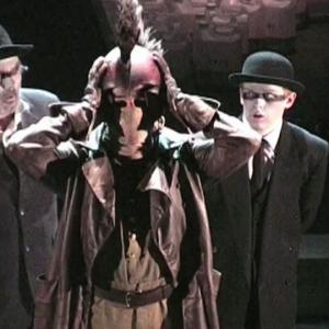 Geoffrey Kirkness , Jake Harders and Steven Bailey in Agamemnon (in A. Greek)at The Cambridge Arts Theatre 2010