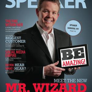 Steve Spangler - Cover / SPEAKER / April 2013