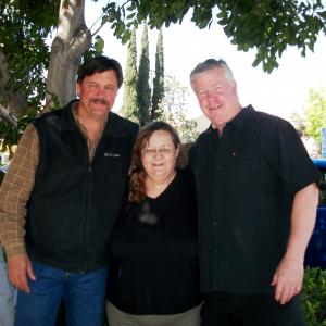 Glynn Praesel, Cheryl Whitman Dubuque, Larry Wilcox. Meeting for Cowboys and Heroes