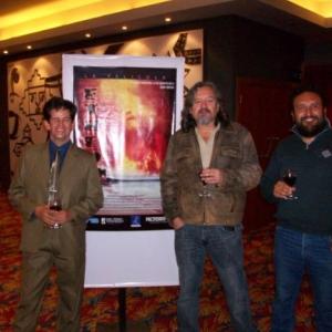 Javier B. Suarez(Actor), Javier Teran(Director /Actor)and Hugo Muñoz (composer) Etreum´s Premiere