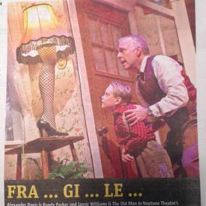 Front Page  Alexander Davis and Jamie Williams in A Christmas Story