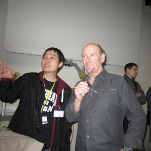 Harold Soh and Randall at the UK Space Design Competition London UK