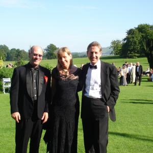 Randall, Anne, and Bob during intermission of Glyndebourne Opera.