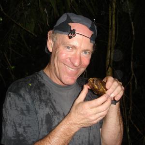 Ecuador Amazon Randall with turtle friend