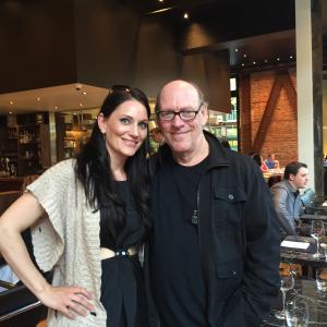 Natalie Boll and Randall Perry at Uwe Bolls new Bauhaus Restaurant Vancouver BC
