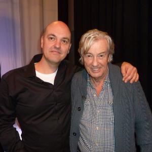With Paul Verhoeven at the script writing workshop for The Entertainment Experience