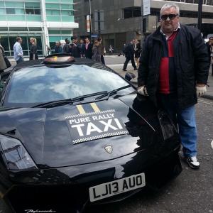 supercar driver ,i was contracted for the day to drive this lamborghini around london, its a hard job but someone had to do it good on ya PURE RALLY