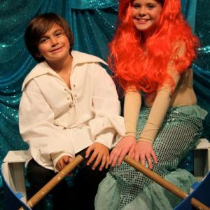 Ashton as Prince Eric in The Little Mermaid!