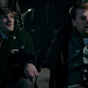 Still of James Corden and Mathew Baynton in The Wrong Mans (2013)