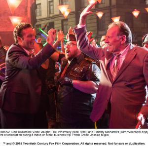 Still of Vince Vaughn, Nick Frost and Tom Wilkinson in Unfinished Business (2015)