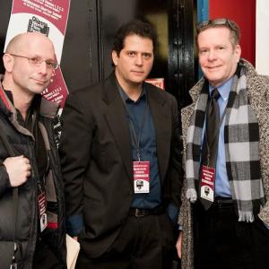 Queens World Film Festival Filmmakers: Richard Shpuntoff, Daniel Jordano and Paul Kelly, March 3, 2011.