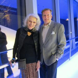 With Judith Roberts at the Museum of the Moving Image, March 4, 2014.