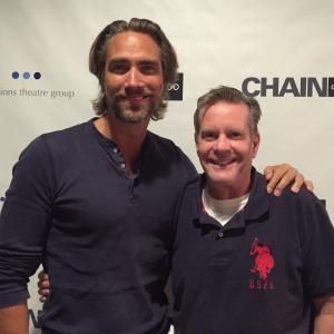 With Lukas Hassel at the 2015 Chain NYC Film Festival