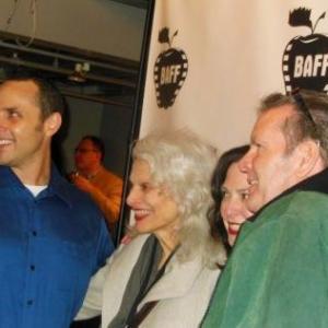 Big Apple Film Festival November 6 2013with founder Jonathan Lipp and the cast of My Day Judith Roberts and Patricia Randell