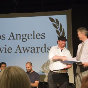 Receiving the 6 Awards for Persistence at the LA Movie Awards