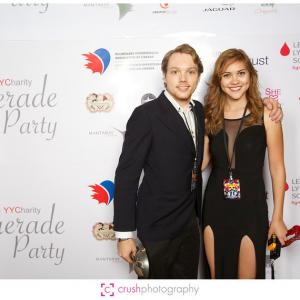 Brianna D. Smith and Kyle Durack at YYCharity event