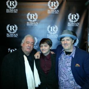 Im with fellow actors Donnie Tempesta on left Vinny from the Sopranos my son Ricky Kraby and Me!