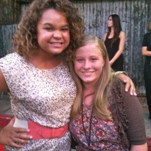 Eva Amantea interviews Rachel Crow from the X Factor at the 10th Annual Greater Los Angeles Agency GLAD on Deafness Banquet