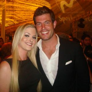 Jessica and Jesse Palmer at an ESPY after party