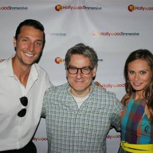 Thomas Haynes Peter Gould  Jessie Wilson on the red carpet at the Hollywood Immersive Event Los Angeles