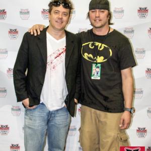 Director Brian McCulley and actor Jimmy Drain at Denver Comic Com