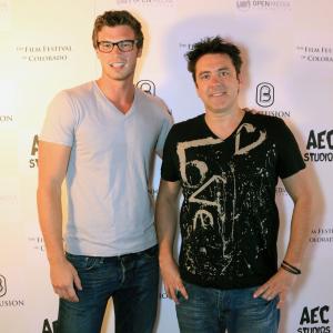 Derek Theler and Brian McCulley at The Film Festival of Colorado.