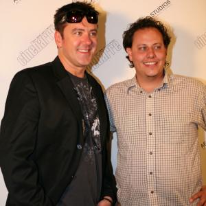 Brian McCulley and Tomas Herrera at the screening of indie 2008