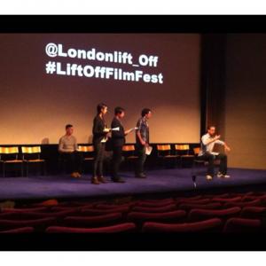 Werewives of London TV pilot being read on stage at the London Lift-Off Film Festival in November 2012