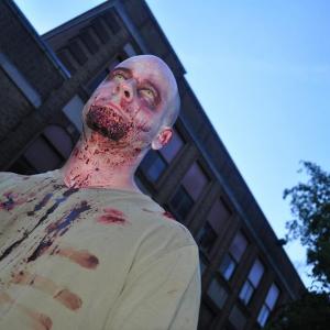 James Quinn (JQ) as a featured zombie in the feature film 