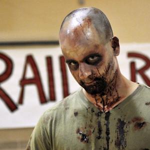 James Quinn as a featured Zombie in the feature film 