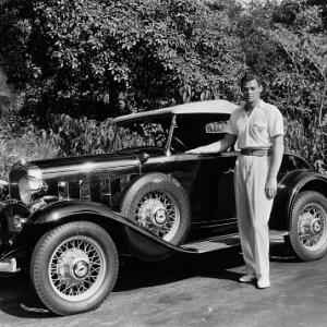 Johnny Weissmuller and his 1935 Chevrolet Circa 1936