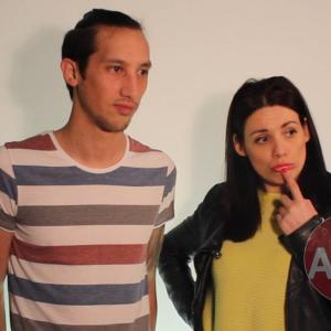 Matt & Emma ON location for ABN's Comedy OD for NOWTV on Sky in the UK