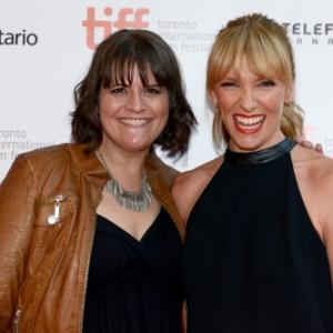 Megan Griffiths and Toni Collette at Toronto International Film Festival for the premiere of Lucky Them