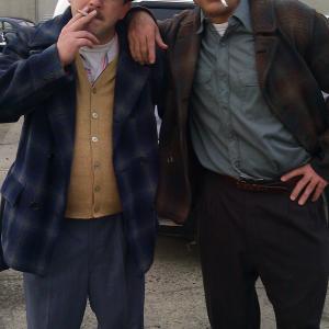 Joseph R. Porter & Kevin De Angelis on the set of, The Man in the High Castle