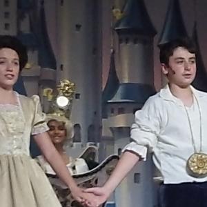 Adam as the Beast in Beauty and the Beast at Yorktown stage summer 2012