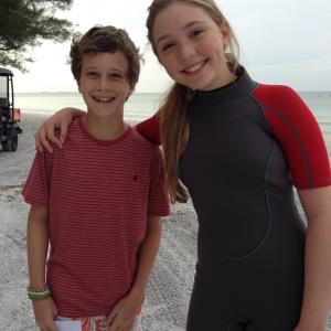 Cozi Zuehlsdorff and me Dolphin Tale 2