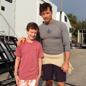 Harry Connick Jr. and me. Dolphin Tale 2