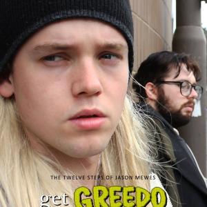 Bain as Jason Mewes in film poster for Get Greedo