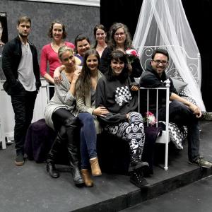 The Cast of Five Women Wearing the Same Dress, directed by Brent Hirose.