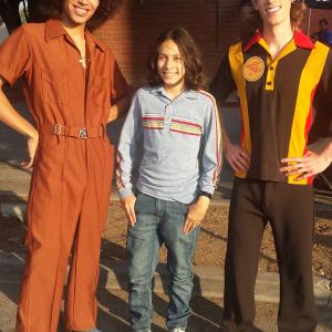 On set of a Burger King 1970s style commercial November 2014