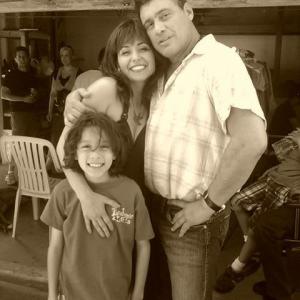 Bailey stars along side Double Golden Globe Nominee Steven Bauer and Actress Yennifer Behrens On the set of 