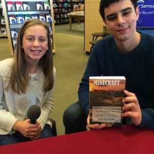 Haley and Sean Fay Wolfe author of Minecraft for episode of Teenage Critic