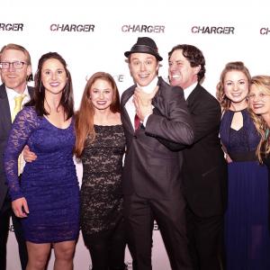 At the world premiere of CHARGER with members of cast and crew